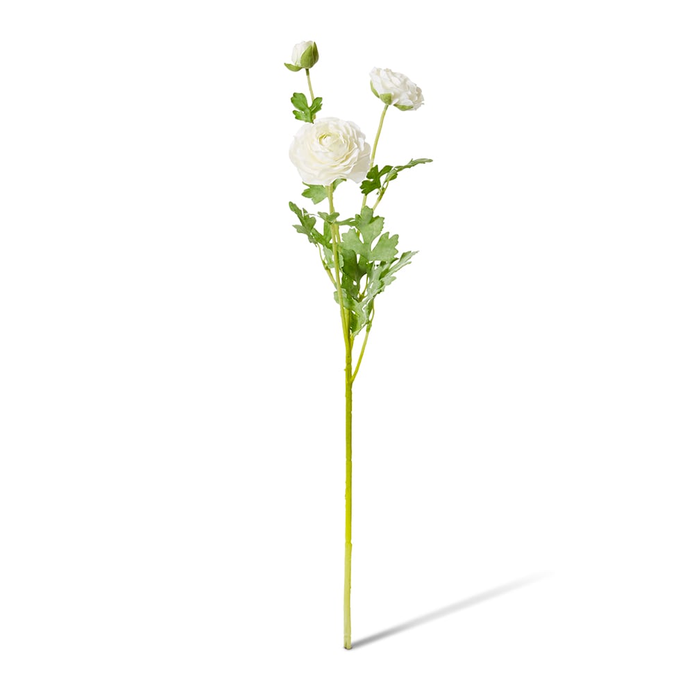 Ranunculus Spray 64cm - White - Premium Artificial Wedding Flowers by Sonder & Stone Boutique