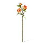 Real-Touch Austin Rose Spray - Orange - Premium Artificial Wedding Flowers by Sonder & Stone Boutique