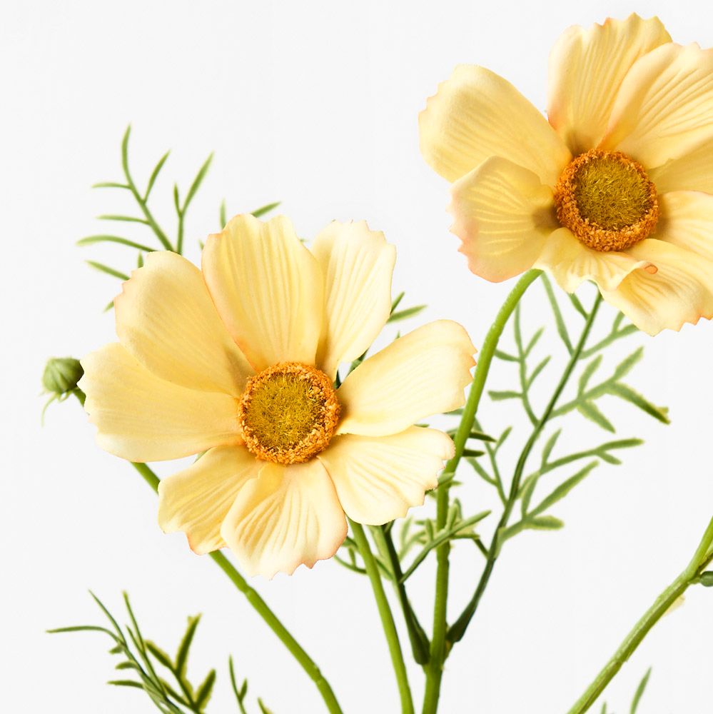 Real-Touch Cosmos Spray - Yellow - Premium Artificial Wedding Flowers by Sonder & Stone Boutique