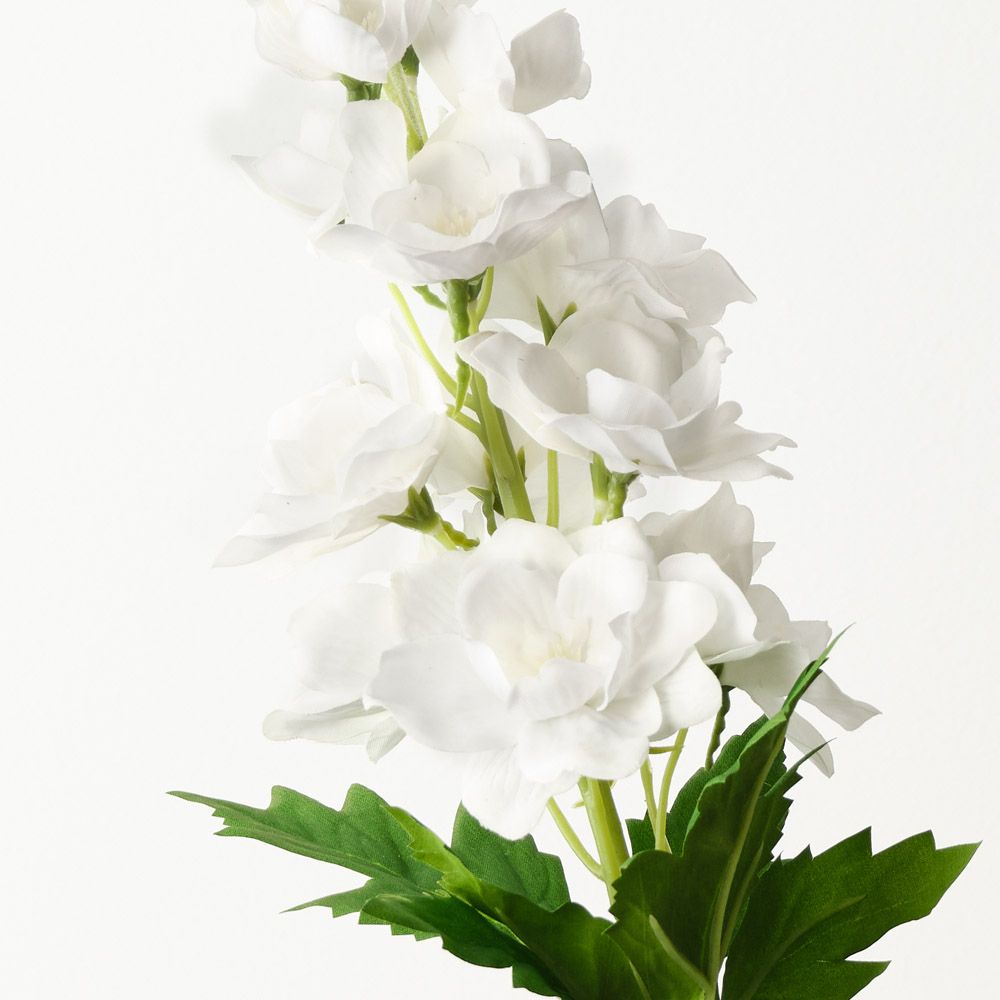 Real-Touch Delphinium 72cm - White - Premium Artificial Wedding Flowers by Sonder & Stone Boutique