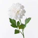 Real-Touch Large Pom Pom Dahlia - White - Premium Artificial Wedding Flowers by Sonder & Stone Boutique
