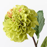 Real-Touch Pom Pom Dahlia - Green - Premium Artificial Wedding Flowers by Sonder & Stone Boutique