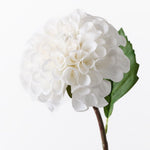 Real-Touch Pom Pom Dahlia - White - Premium Artificial Wedding Flowers by Sonder & Stone Boutique