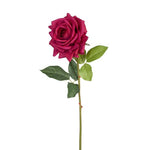 Real-Touch Rose Stem - Burgundy - Premium Artificial Wedding Flowers by Sonder & Stone Boutique