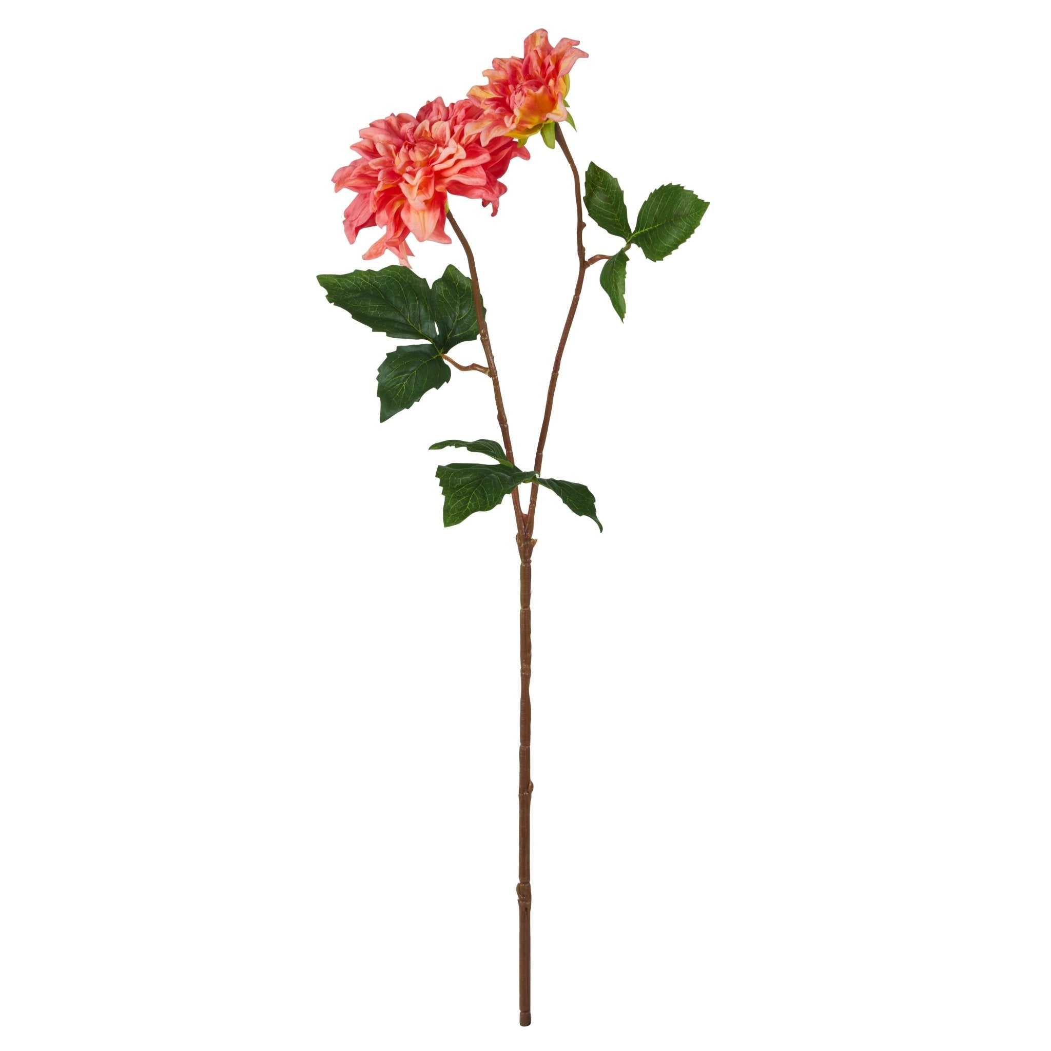 Real-Touch Star Dahlia Bud - Orange - Premium Artificial Wedding Flowers by Sonder & Stone Boutique