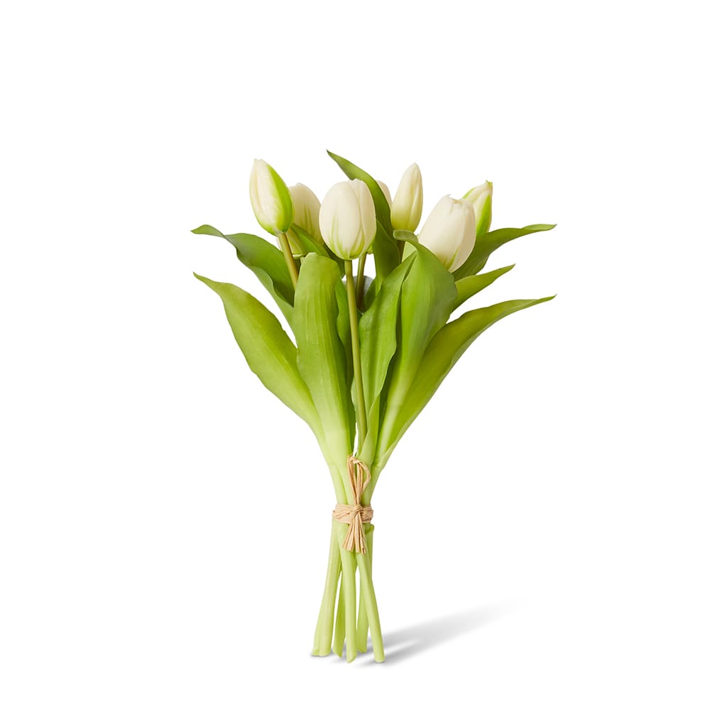 Real-Touch Tulip Bundle - White - Premium Artificial Wedding Flowers by Sonder & Stone Boutique