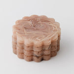 Artificial flowers Resin Coaster Set of 4 - Rosewood - Sonder + Stone Boutique