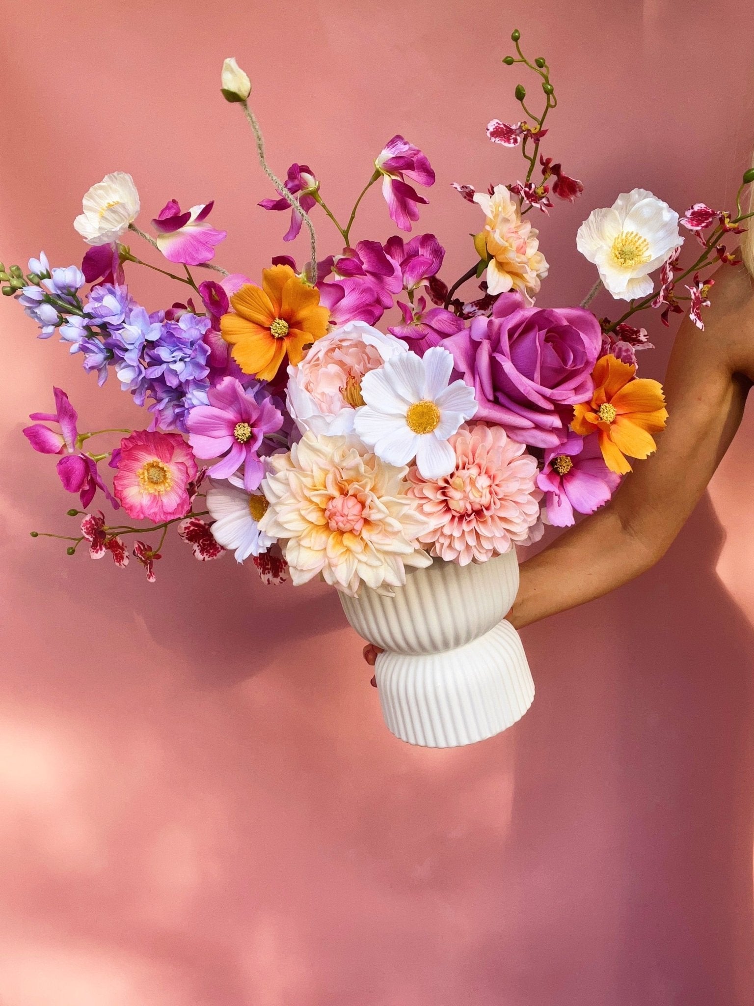 Settle Petal Arrangement - Sonder + Stone Boutique Artificial Wedding Flowers
