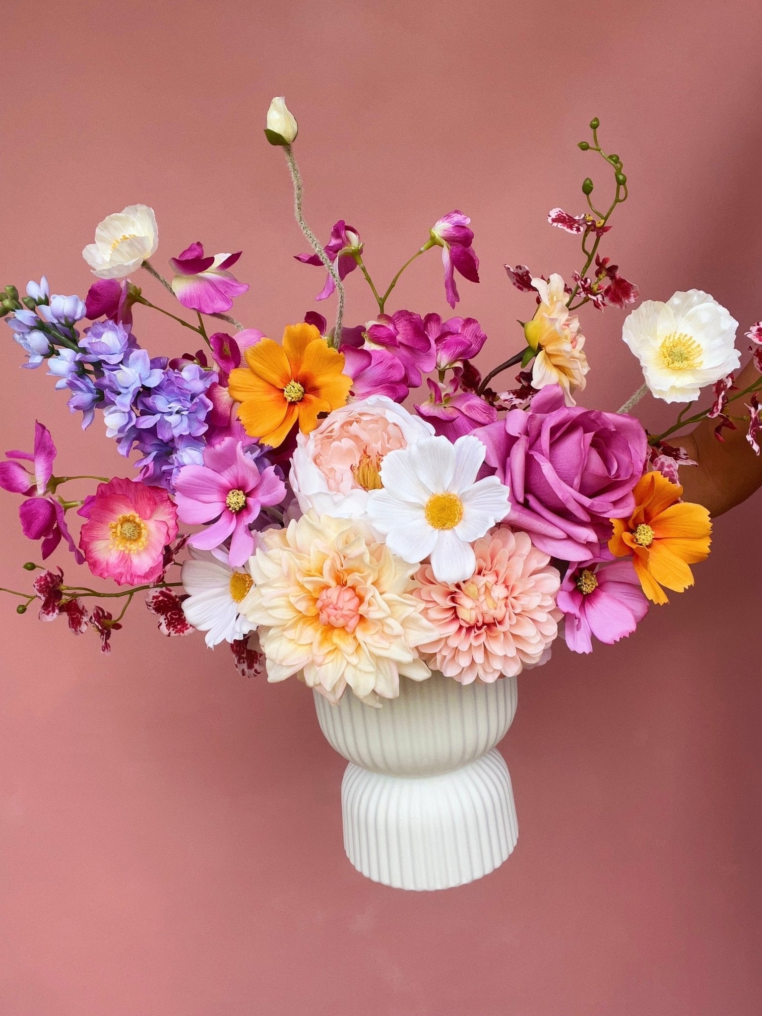 Settle Petal Arrangement - Sonder + Stone Boutique Artificial Wedding Flowers