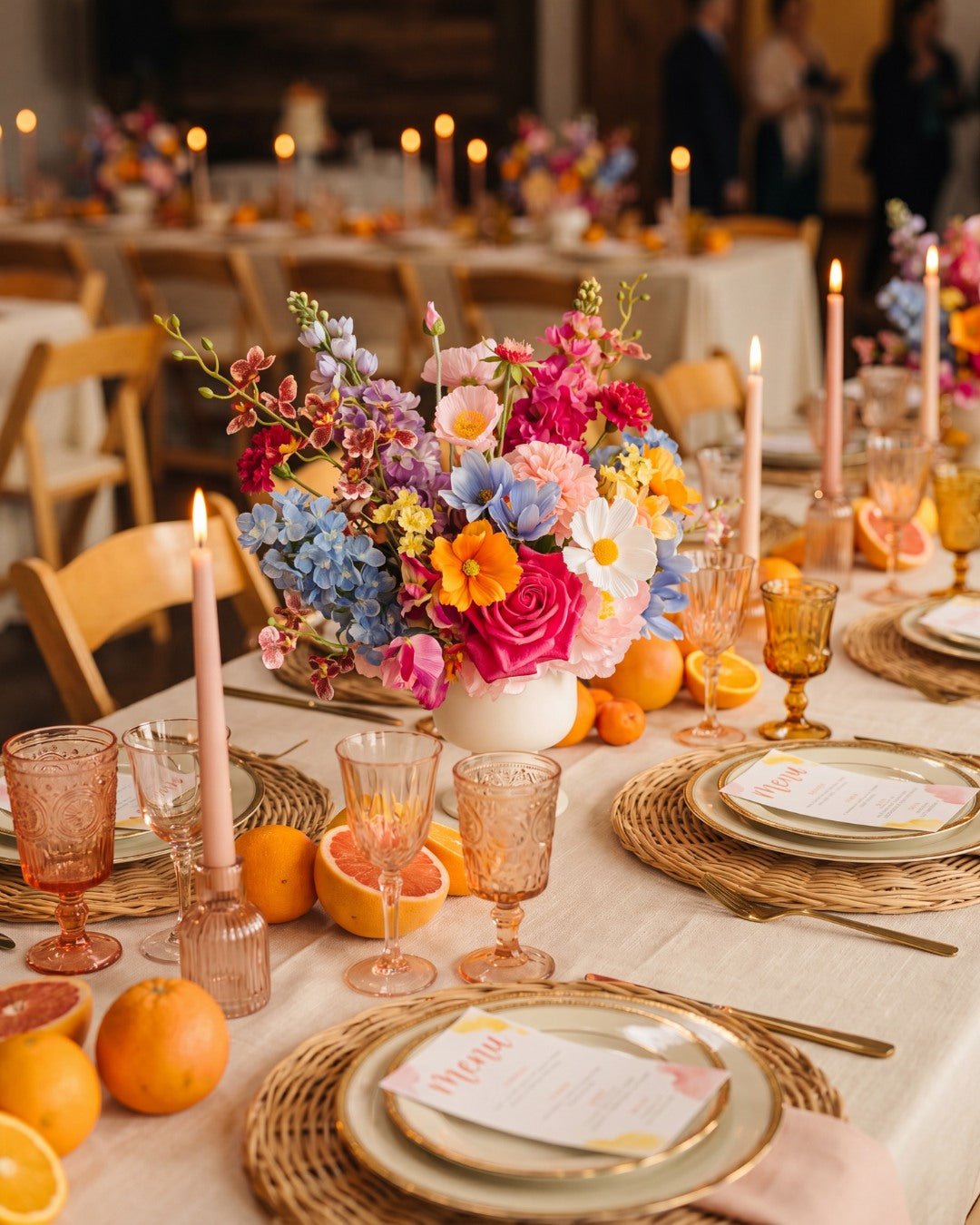 Sonder Centrepiece - Colour Theory - Premium Artificial Wedding Flowers by Sonder & Stone Boutique