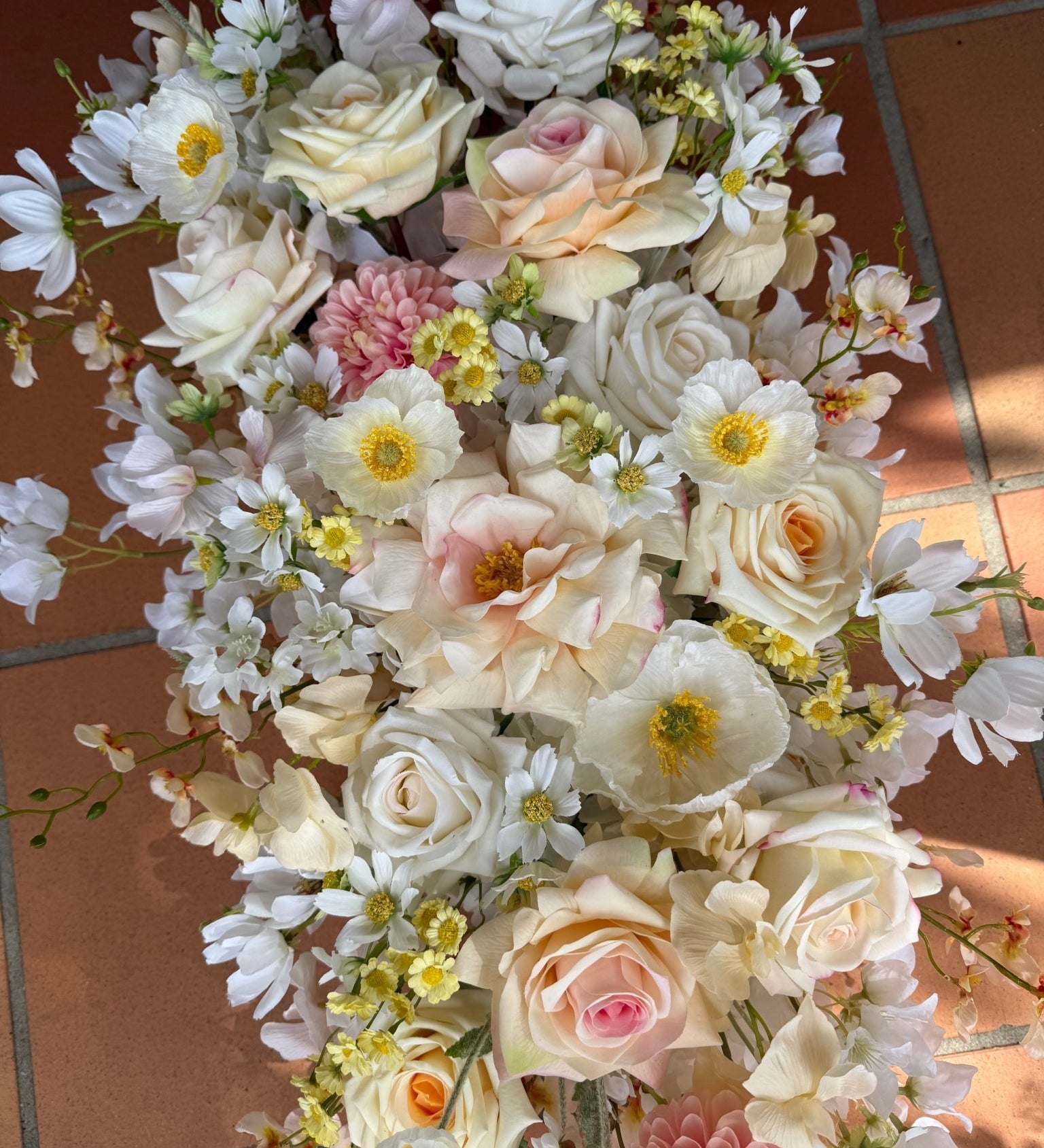 Sonder Wedding Arbour Displays - Buttercream - Premium Artificial Wedding Flowers by Sonder & Stone Boutique