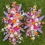 Sonder Wedding Arbour Displays - Flamingo Crush - Premium Artificial Wedding Flowers by Sonder & Stone Boutique