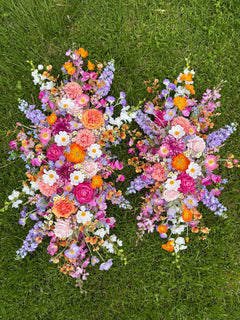 Sonder Wedding Arbour Displays - Flamingo Crush - Premium Artificial Wedding Flowers by Sonder & Stone Boutique