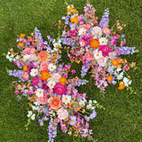 Sonder Wedding Arbour Displays - Flamingo Crush - Premium Artificial Wedding Flowers by Sonder & Stone Boutique