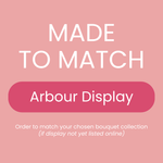 Sonder Wedding Arbour Displays - Made to Match - Premium Artificial Wedding Flowers by Sonder + Stone Boutique