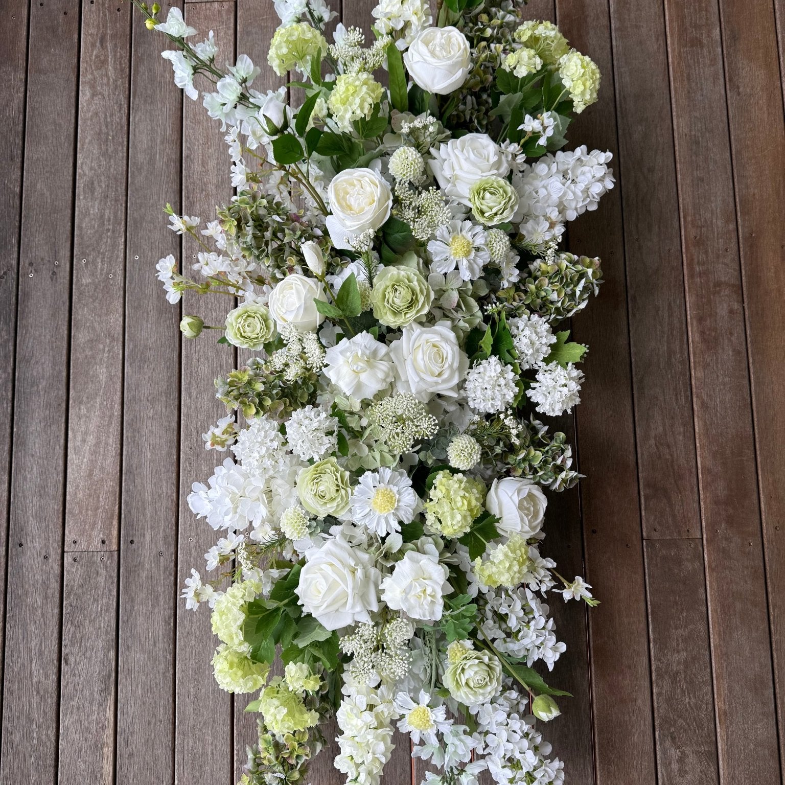 Sonder Wedding Arbour Displays - Pistachio Cream - Sonder + Stone Boutique Artificial Wedding Flowers