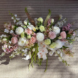 Sonder Wedding Arbour Displays - Strawberry Matcha (calla lilies) - Premium Artificial Wedding Flowers by Sonder & Stone Boutique