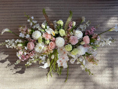Sonder Wedding Arbour Displays - Strawberry Matcha (calla lilies) - Premium Artificial Wedding Flowers by Sonder & Stone Boutique
