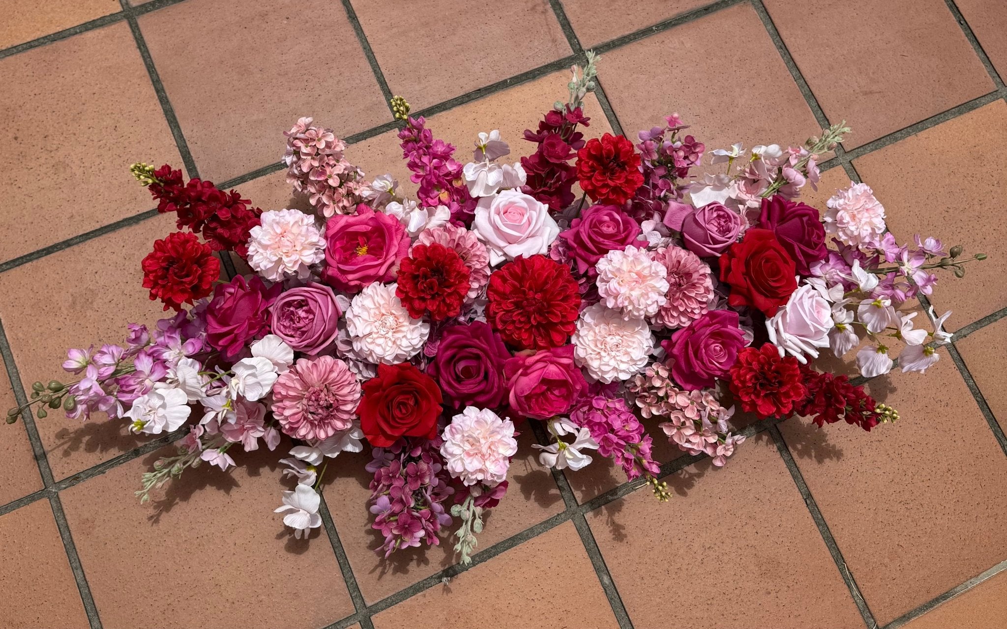 Sonder Wedding Arbour Displays - Very Cherry - Premium Artificial Wedding Flowers by Sonder & Stone Boutique