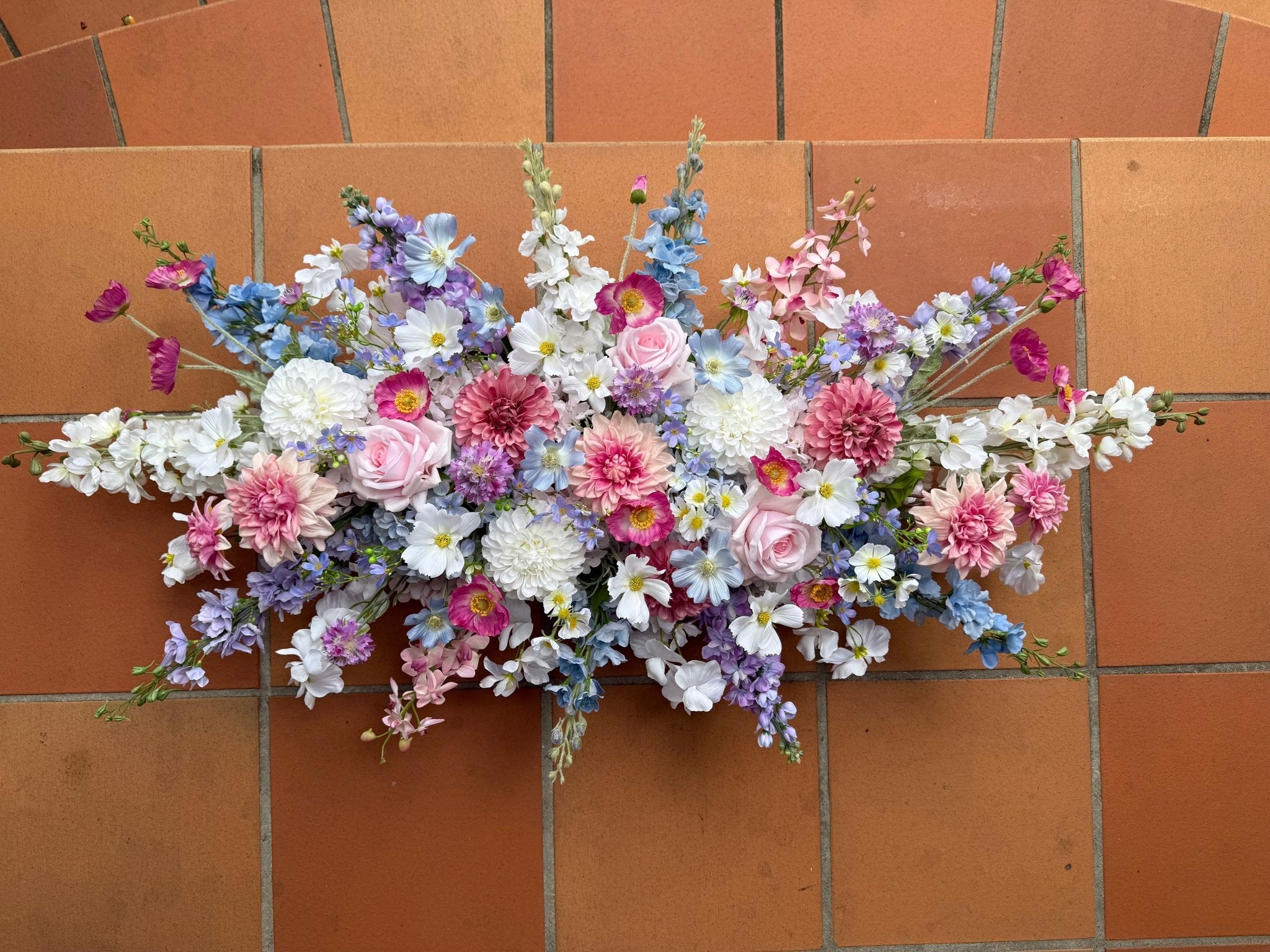 Sonder Wedding Arbour Displays - Violet Bloom - Premium Artificial Wedding Flowers by Sonder & Stone Boutique