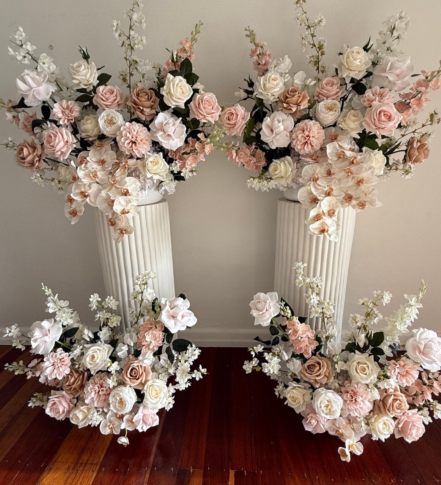 Sonder Wedding Arrangement - Barely Blush - Premium Artificial Wedding Flowers by Sonder + Stone Boutique