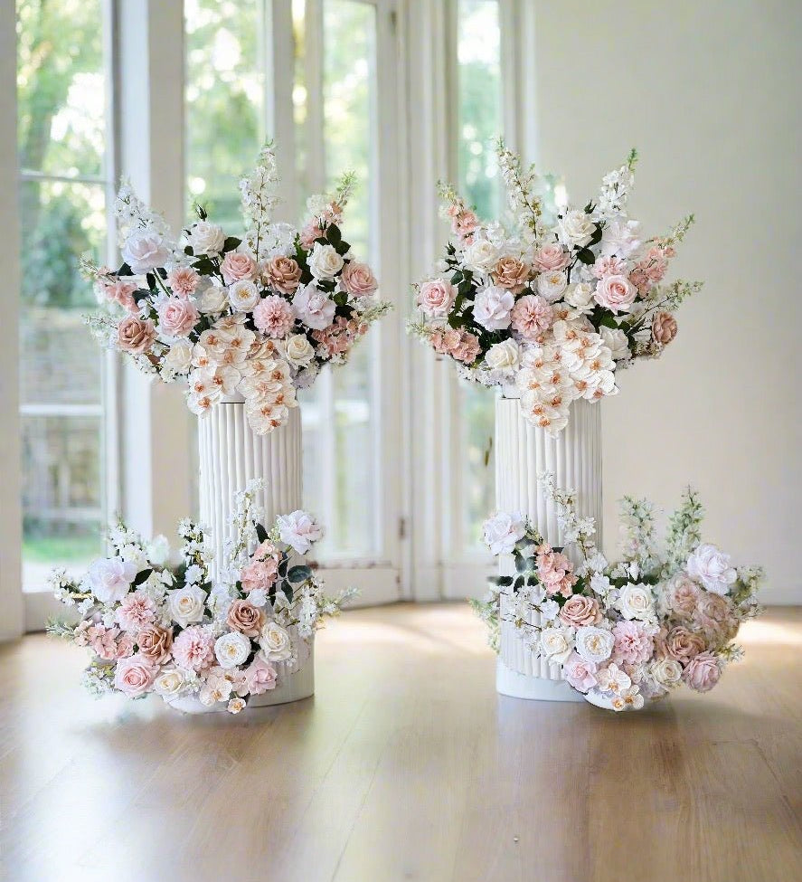 Sonder Wedding Arrangement - Barely Blush - Premium Artificial Wedding Flowers by Sonder + Stone Boutique