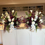 Sonder Wedding Arrangement - Bordeaux - Premium Artificial Wedding Flowers by Sonder & Stone Boutique