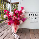 Sonder Wedding Arrangement - Cherry Bomb - Premium Artificial Wedding Flowers by Sonder + Stone Boutique