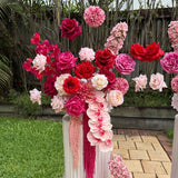 Sonder Wedding Arrangement - Cherry Bomb - Premium Artificial Wedding Flowers by Sonder + Stone Boutique