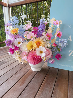 Sonder Wedding Arrangement - Cottage Garden - Sonder + Stone Boutique Artificial Wedding Flowers