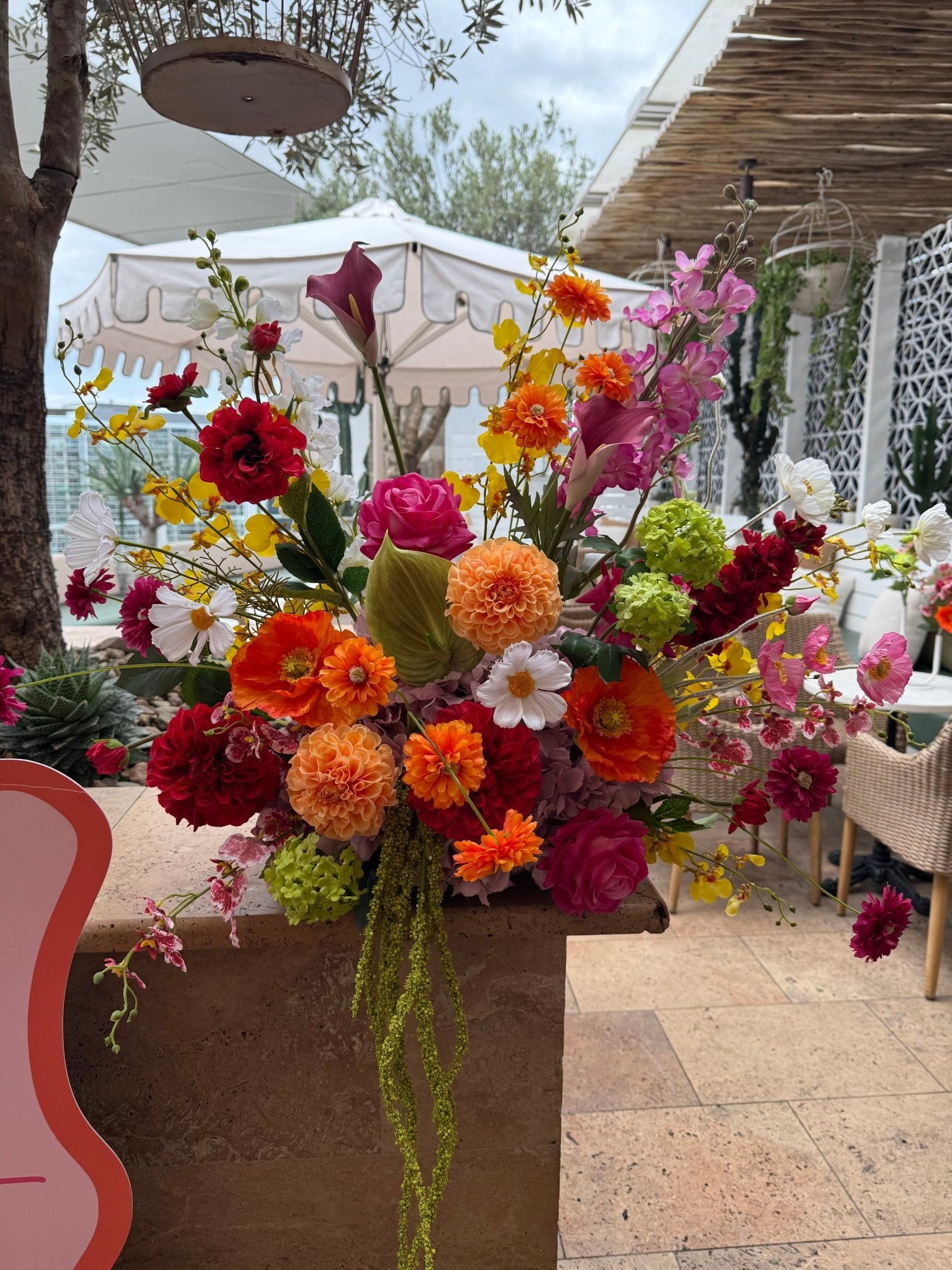 Sonder Wedding Arrangement - Fiesta (limited Edition) - Premium Artificial Wedding Flowers by Sonder + Stone Boutique