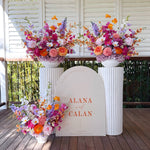 Sonder Wedding Arrangement - Flamingo Crush - Premium Artificial Wedding Flowers by Sonder + Stone Boutique
