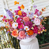 Sonder Wedding Arrangement - Flamingo Crush - Premium Artificial Wedding Flowers by Sonder + Stone Boutique