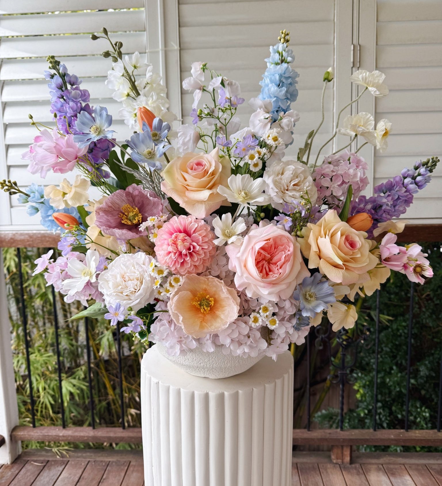 Sonder Wedding Arrangement - Garden Whimsy - Premium Artificial Wedding Flowers by Sonder + Stone Boutique
