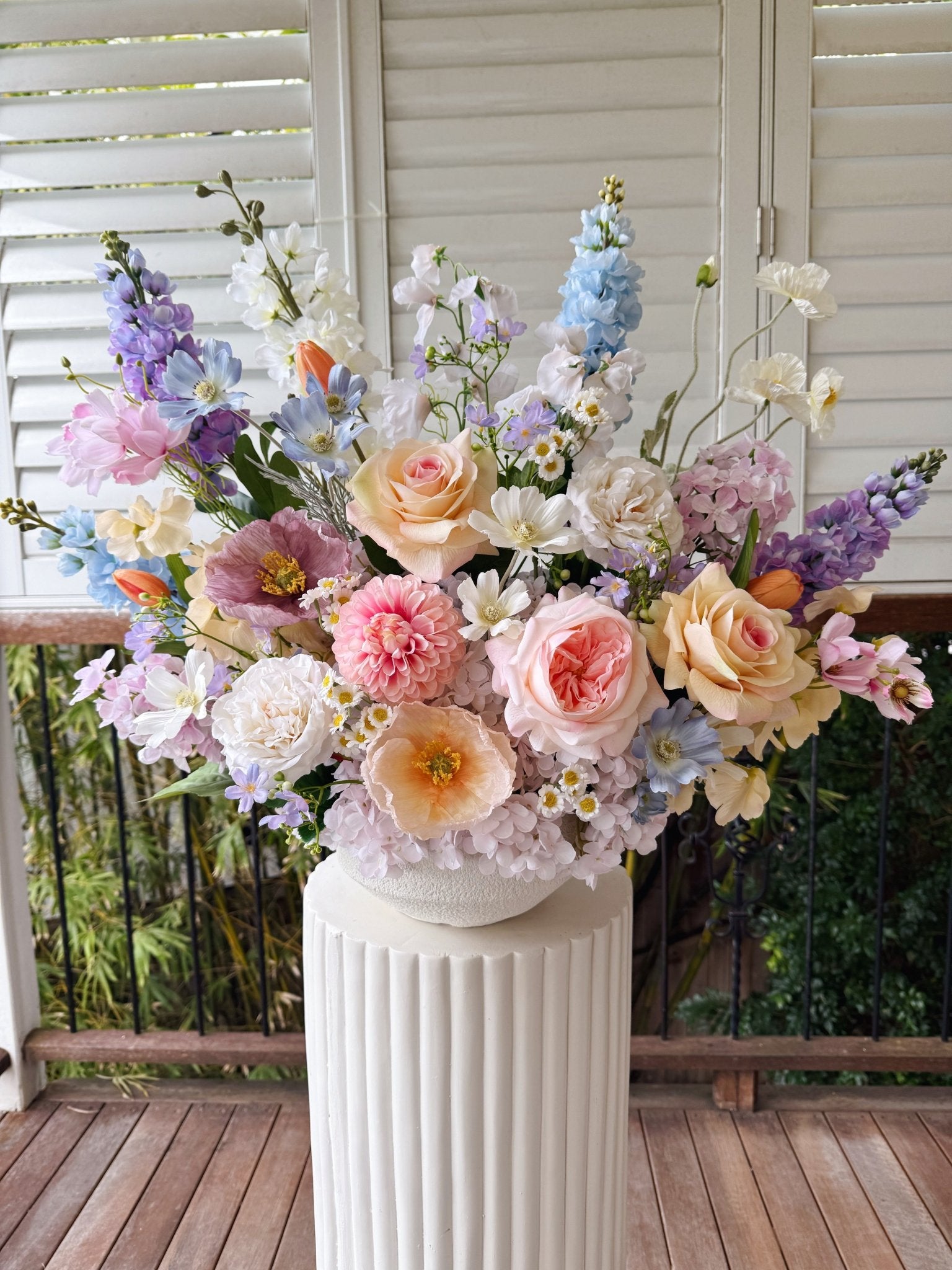 Sonder Wedding Arrangement - Garden Whimsy - Premium Artificial Wedding Flowers by Sonder + Stone Boutique
