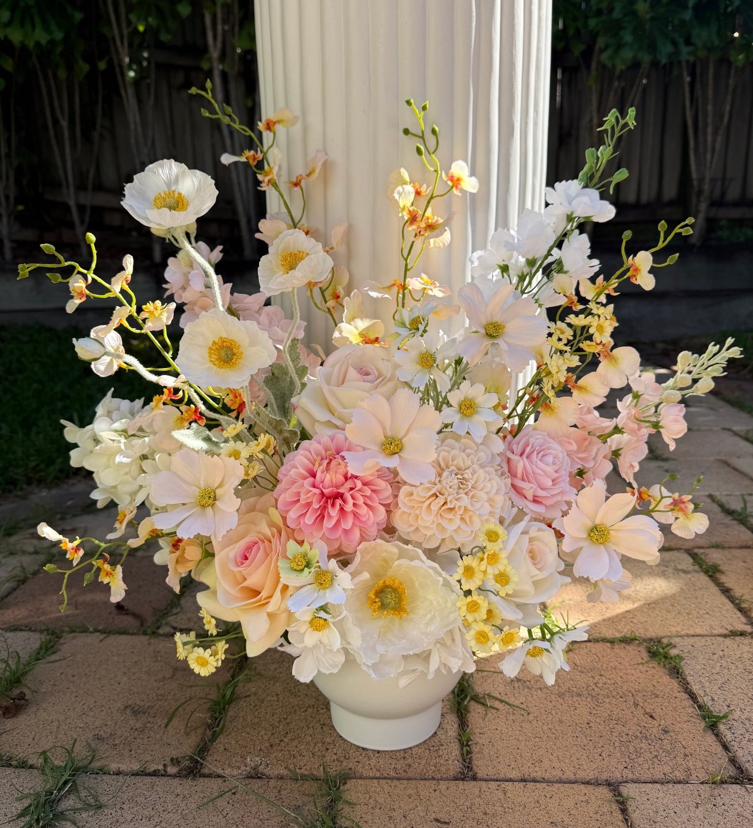 Sonder Wedding Arrangement - Like Butter - Premium Artificial Wedding Flowers by Sonder & Stone Boutique