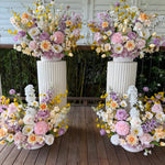 Sonder Wedding Arrangement - Lilac Citrus - Premium Artificial Wedding Flowers by Sonder + Stone Boutique