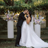 Sonder Wedding Arrangement - Lilac Citrus - Premium Artificial Wedding Flowers by Sonder + Stone Boutique