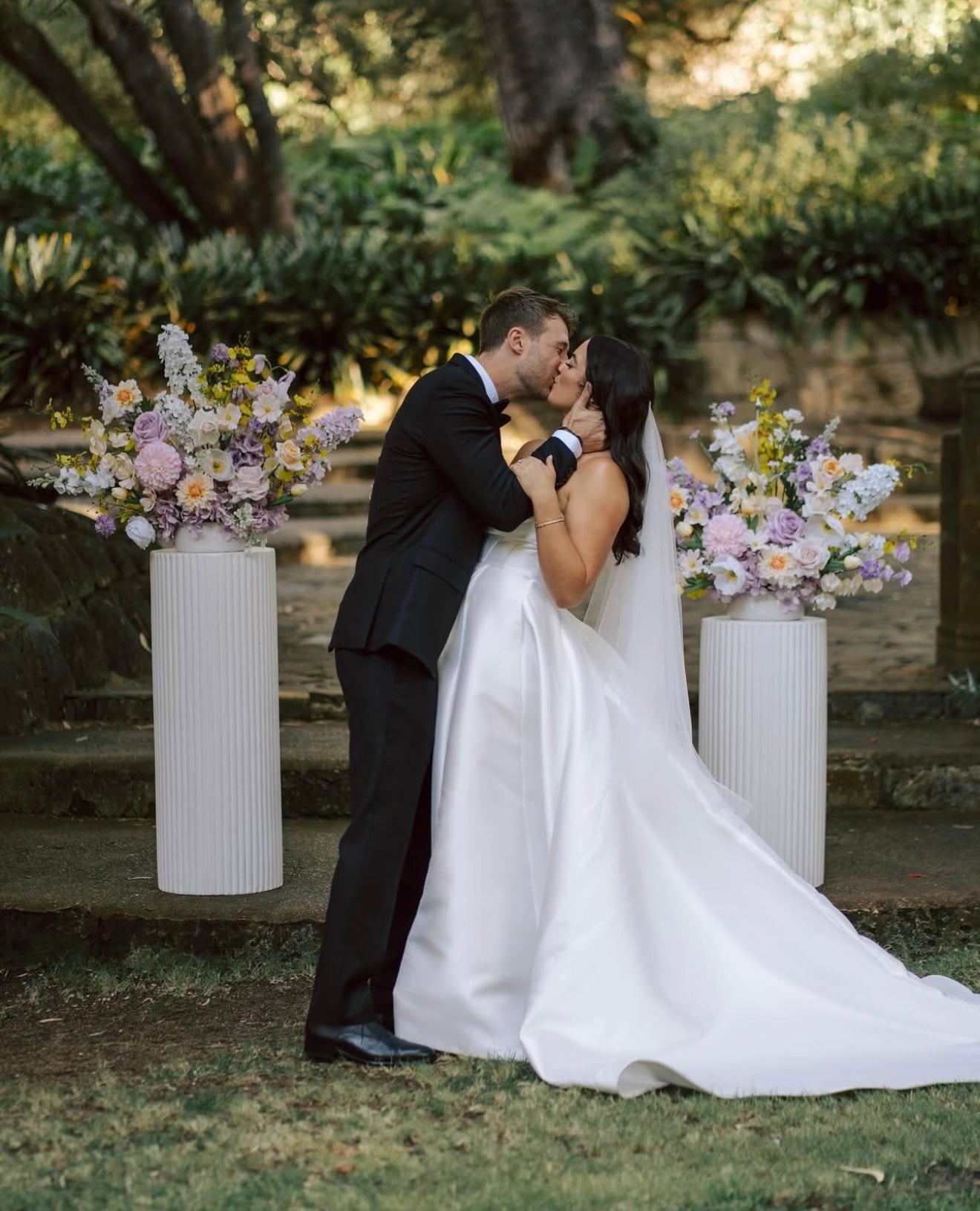 Sonder Wedding Arrangement - Lilac Citrus - Premium Artificial Wedding Flowers by Sonder + Stone Boutique