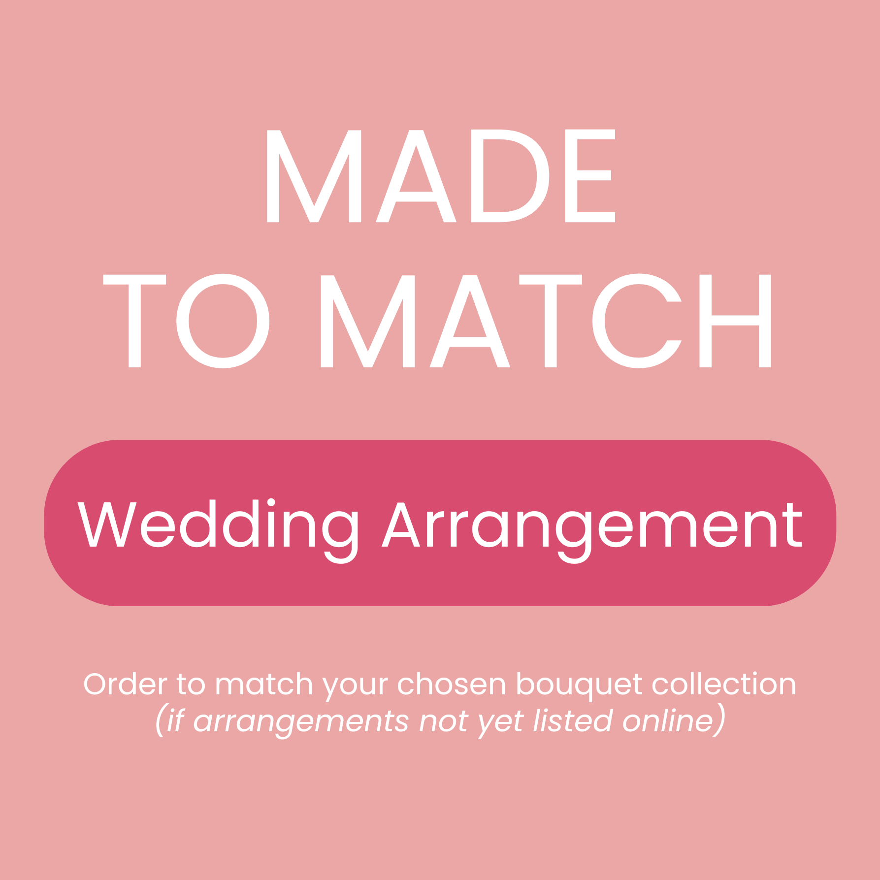 Sonder Wedding Arrangement - Made to Match - Premium Artificial Wedding Flowers by Sonder + Stone Boutique