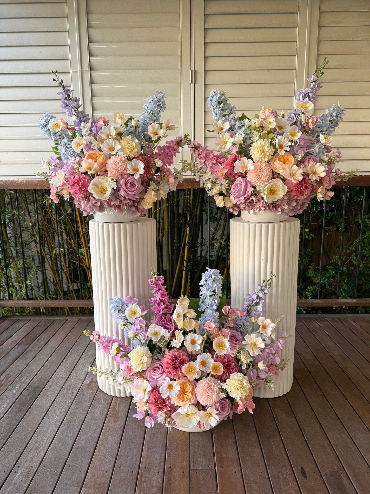 Sonder Wedding Arrangement - Pastel Muse - Premium Artificial Wedding Flowers by Sonder & Stone Boutique