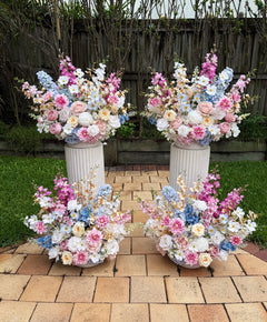 Sonder Wedding Arrangement - Pastel Soda - Sonder + Stone Boutique Artificial Wedding Flowers