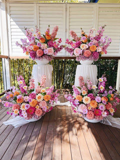 Sonder Wedding Arrangement - Peach Parfait - Premium Artificial Wedding Flowers by Sonder & Stone Boutique