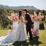 Sonder Wedding Arrangement - Peach Parfait - Premium Artificial Wedding Flowers by Sonder & Stone Boutique