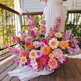 Sonder Wedding Arrangement - Peach Parfait - Premium Artificial Wedding Flowers by Sonder & Stone Boutique