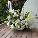 Sonder Wedding Arrangement - Pistachio Cream - Sonder + Stone Boutique Artificial Wedding Flowers