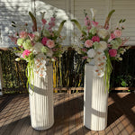 Sonder Wedding Arrangement - Raspberry Matcha - Premium Artificial Wedding Flowers by Sonder & Stone Boutique