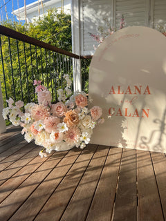Sonder Wedding Arrangement - Soft + Romantic - Sonder + Stone Boutique Artificial Wedding Flowers