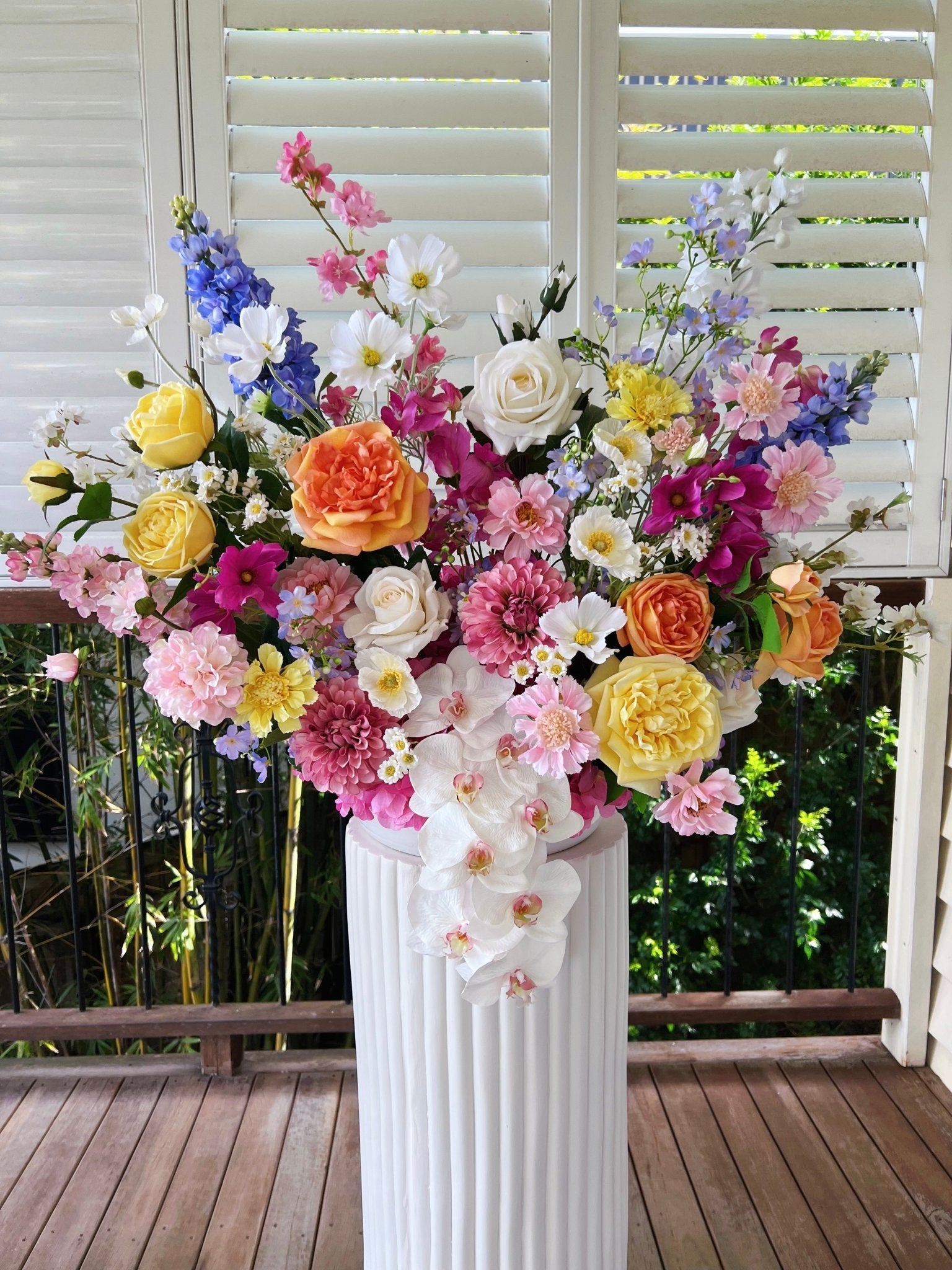 Sonder Wedding Arrangement - Spring Carnival - Premium Artificial Wedding Flowers by Sonder + Stone Boutique