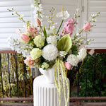 Sonder Wedding Arrangement - Strawberry Matcha - Premium Artificial Wedding Flowers by Sonder & Stone Boutique